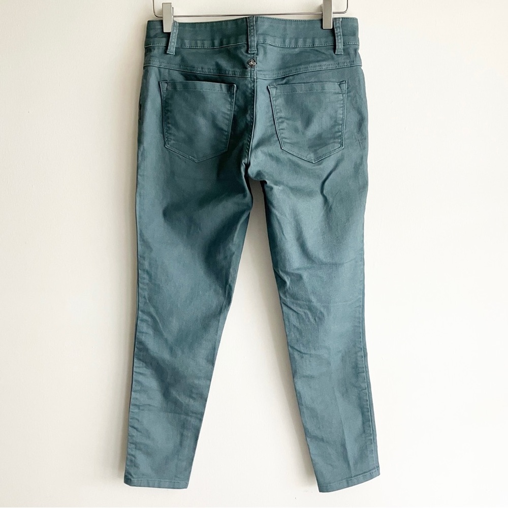 Prana 6 / 28 Carlotta Crop Pants Starling Green Blue W41180056 - Picture 5 of 10